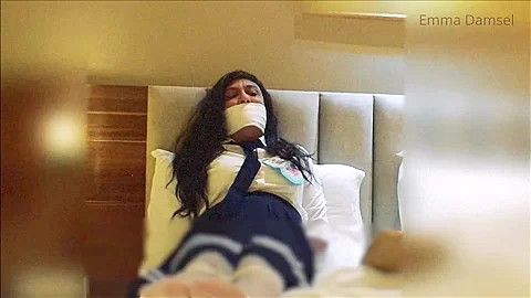 Schoolgirl Bound Gagged